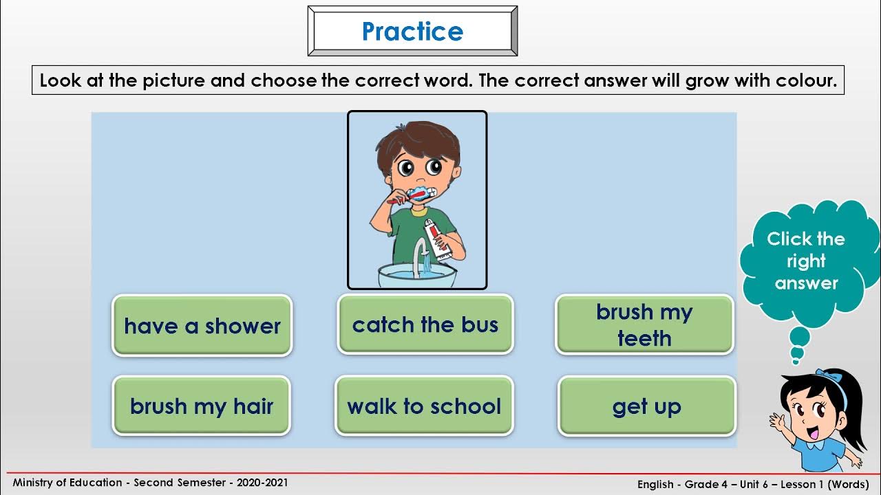 Lesson one words
