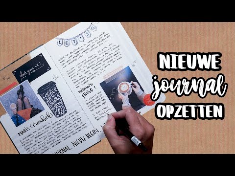 Beginnen in mijn NIEUWE BULLET JOURNAL #12 Creatief met CreaChick