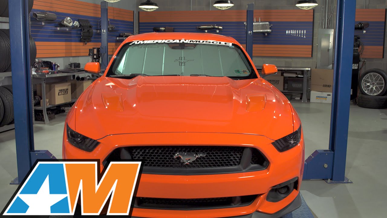 performance parts bmw 2015-2017 Mustang Covercraft UVS100 Heat Shield - Tri-Bar Pony Logo Review & Install