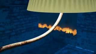 burning cloth test in Fume Fx