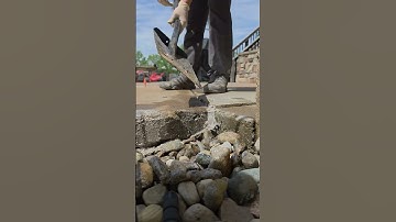 Concrete leveling video. LIKE AND SUBSCRIBE. #concretelifting #concreteleveling #landscape