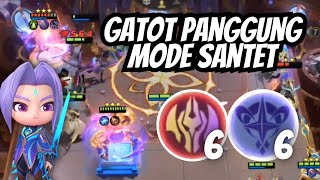 Gatot panggung mode santet 🔥 Ling skill 1 Magic Chess MLBB