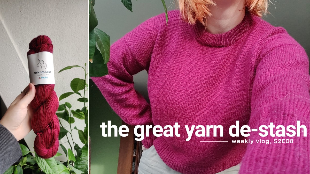 Раскрытие секрета свитера из меланжевой пряжи | Масштабная распродажа пряжи, 2 сезон, 8 серия
