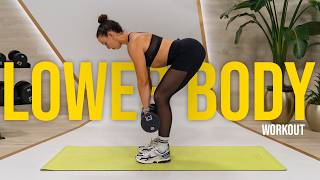 Build Stronger Glutes | 30 Minute Heavy Dumbbell Workout