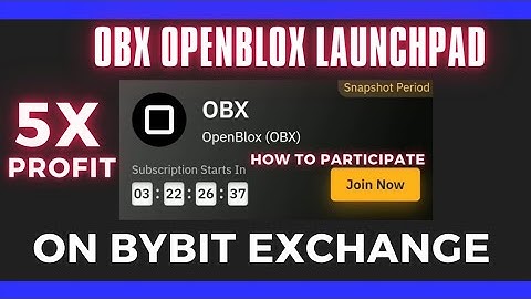 OBX Openblox launchpad tutorial Bybit | Bybit launchpad OBX Openblox  coin | obx coin sale on bybit