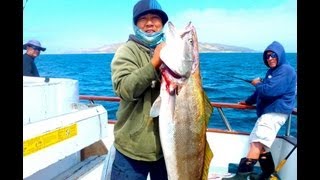 Rey's personal best 40lb White Seabass at San Nicolas Island - Coral Sea Sportfishing