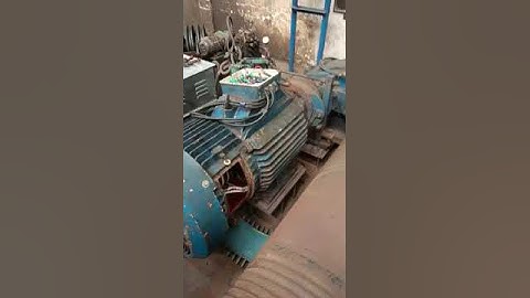 testing of 33 hp #Slipring #induction #motor