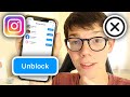 How To Unblock People On Instagram - Full Guide
