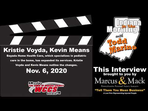 Indiana in the Morning Interview: Kristie Voyda and Kevin Means (11-6-20)