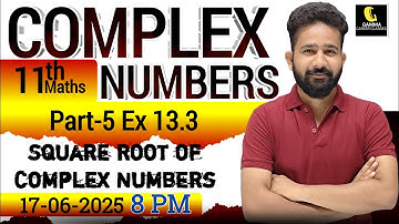 RD Sharma Class 11 Part -5  Ex.13.3 Solutions Ch 13 (Complex Numbers)|Ex13.3 Complete | Ashwani sir
