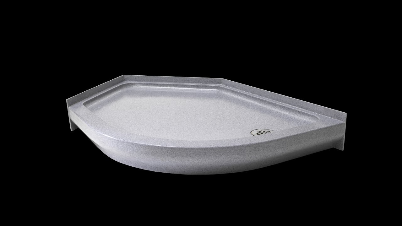 Corian Custom Shower Pans Youtube