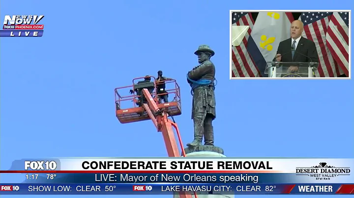 WATCH: New Orleans Mayor Speaks PASSIONATELY About Robert E. Lee Confederate Statue Removal (FNN)
