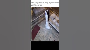 Karma ☃️#snowman #broken #by #lady #karma #snow #winter #frozen