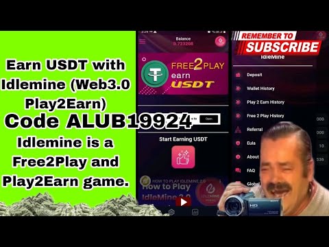 IdleMine - Earn USDT with Idlemine (Web3.0 Play2Earn). Crypto miner, NFT game , play to earn games