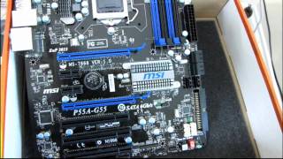 MSI P55A-G55 Core i5 SLI Ready DDR3 Motherboard Unboxing & First Look Linus Tech Tips