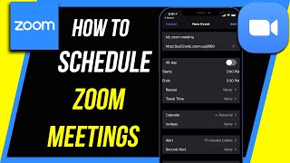 How to Schedule a Zoom meeting on the Zoom Mobile App screenshot 2