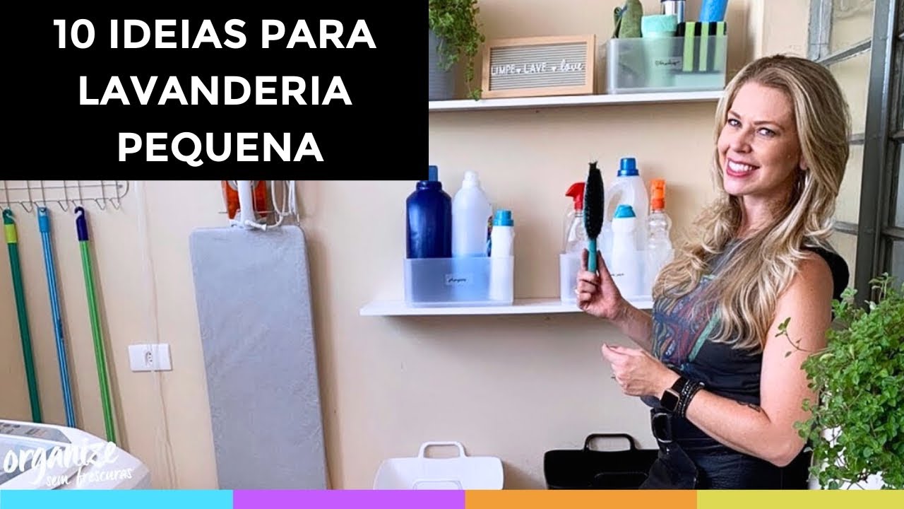 10 IDEIAS GENIAIS PRA ORGANIZAR LAVANDERIA PEQUENA – FÁCIL E FUNCIONAL! Organize sem Frescuras