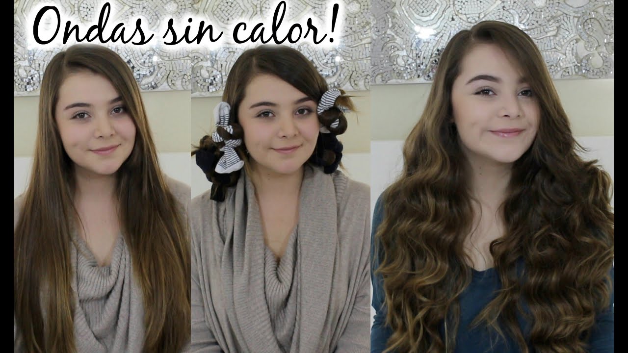 ONDAS SIN CALOR EN 5 MIN! - NO HEAT CURLS - Maqui015 ♥ - YouTube