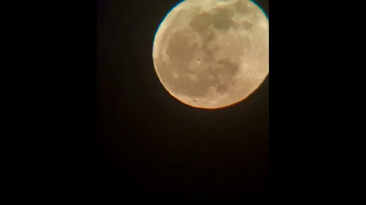 Full #Moon Rise from Behind Clouds, May 5, 2023🌕 - DayDayNews