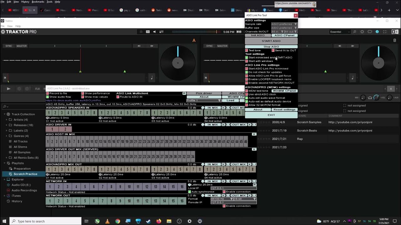 How to Record Traktor in OBS (ASIO) Scratching w/ ZERO Latency