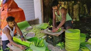 BANANA LEAF PLATE CUTTING NEAR CHENNAI T NAGAR