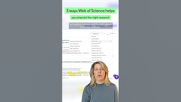 3 ways Web of Science helps you pinpoint the right research