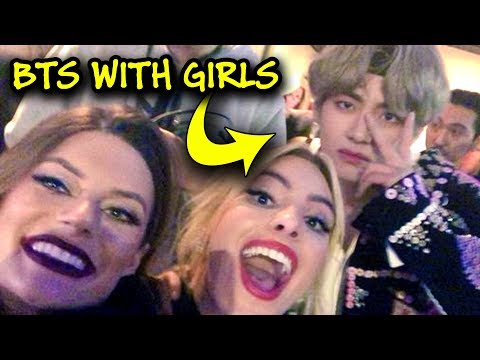 BTS With Girls - Try Not To Laugh 😅