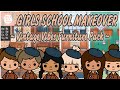 GIRLS SCHOOL MAKEOVER 📚 VINTAGE VIBES PACK 🤎 TOCA BOCA