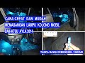 CARA CEPAT DAN MUDAH, PASANG LAMPU KOLONG MOBIL AYLA 2014 TANPA BANTUAN BENGKEL VARIASI MOBIL