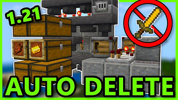NEW MINECRAFT 1.21 Gold Farm ITEM SORTER / AUTO CRAFTER for Bedrock Edition | by James