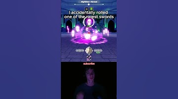 🎲pulled the rarest sword?🤔 #roblox #bladesofchance #shorts #rng