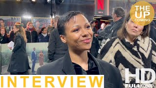 Myha'la interview on Leave the World Behind at London premiere