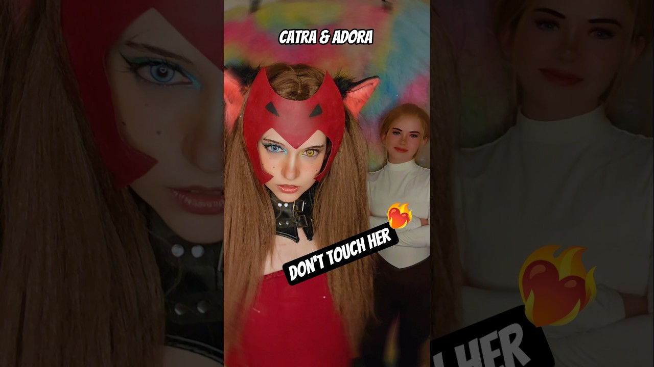 Touch her again | Catra & Adora @nikkihatsunecosplay #cosplay #shorts #shera #catradora
