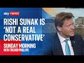 Reform leader says rishi sunak is not a real conservative