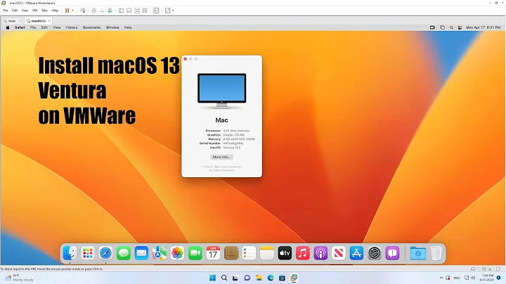 Cách cài macOS Ventura 13 trên VMware Windows PC