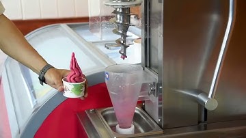 Ice cream blender swirl freeze
