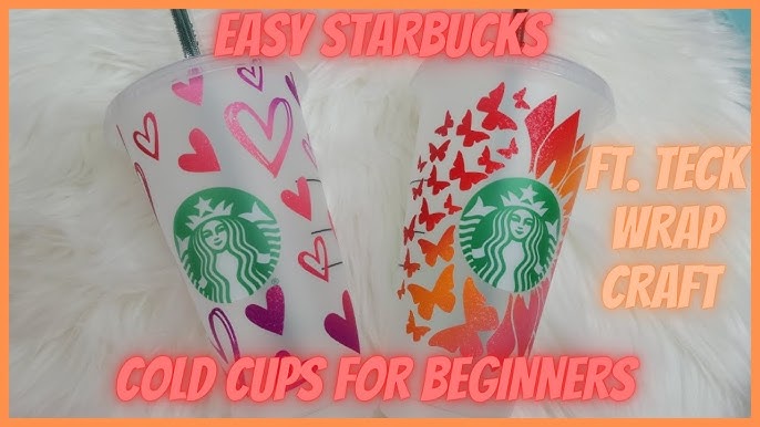 Teacher Appreciation Cold Cups Wrap With Cricut - How to Layer Vinyl and  Add To A Curved Surface 