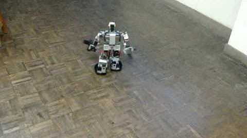 人間型ロボット拓歩（たくゆ）スラローム歩行