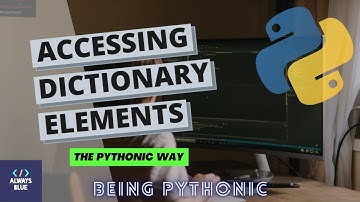 Python: How to Access Elements of Dictionary in a Pythonic Way