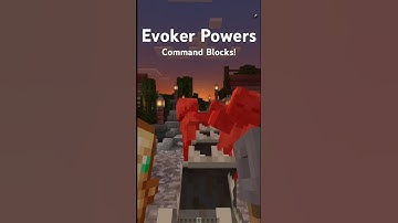 Evoker Powers in Vanilla Minecraft! #minecraftbedrock #minecraft #commandblock