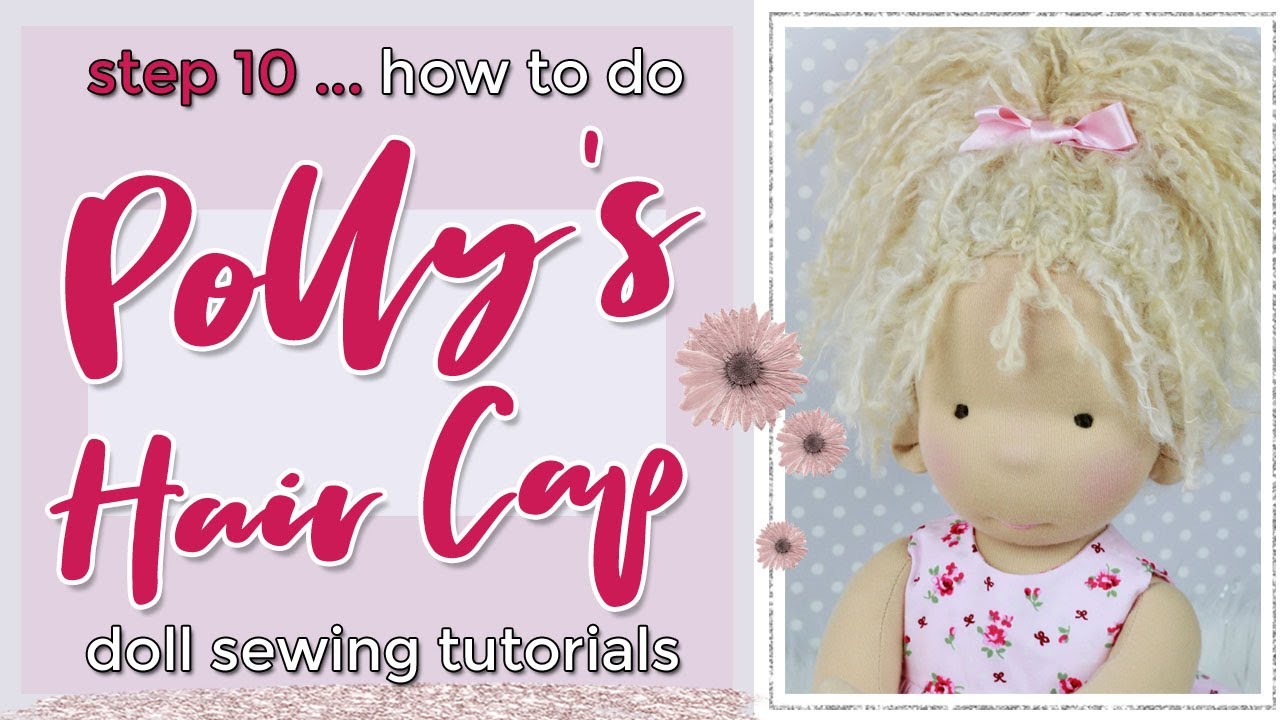 Step 10 Crocheting a Chain for Polly Dolly’s Hair Cap