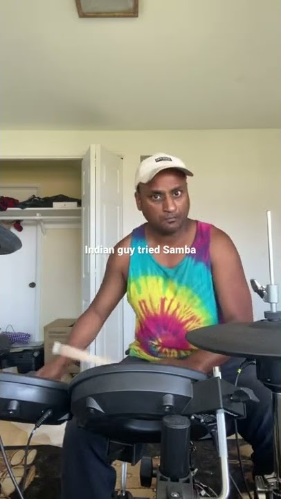 Indian guy tries #samba music for the first time