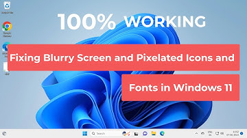 Het oplossen van wazige schermen en gepixelde pictogrammen en lettertypen in Windows 11
