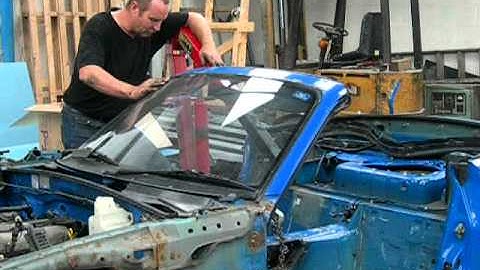MX5 BODY REMOVAL part 1 WWW.MEVLTD.CO.UK
