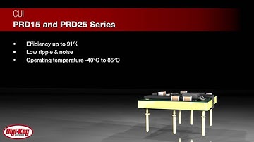 CUI 15 W and 25 W Isolated DC-DC Converters | Digi-Key Daily