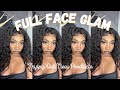 Valentines Day Full Face Glam 🖤 *trying out new products*