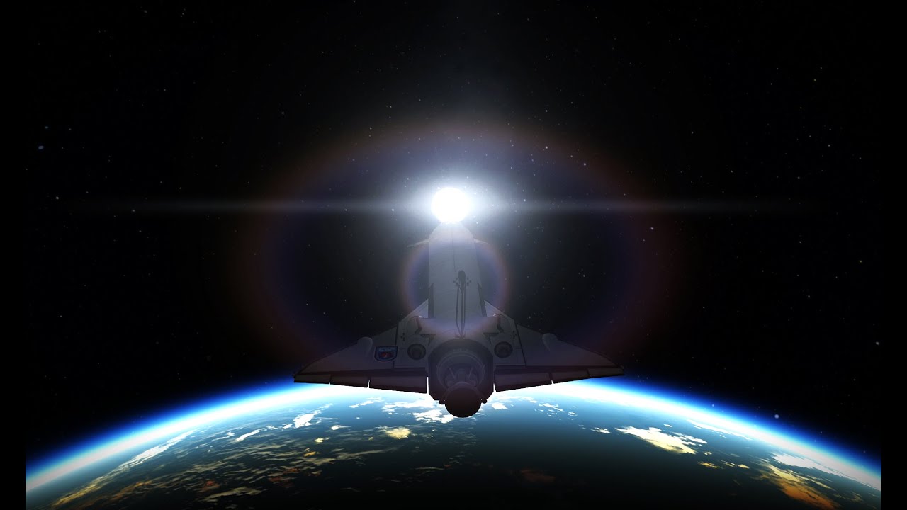 KSP : Space Shuttle mission Cinematic (stock parts) - YouTube