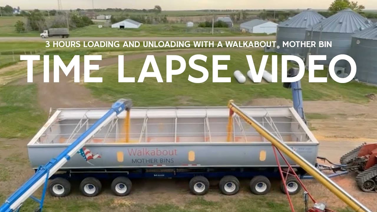 A Walkabout MOTHER BIN loading and unloading (time lapse) in Highmore ...