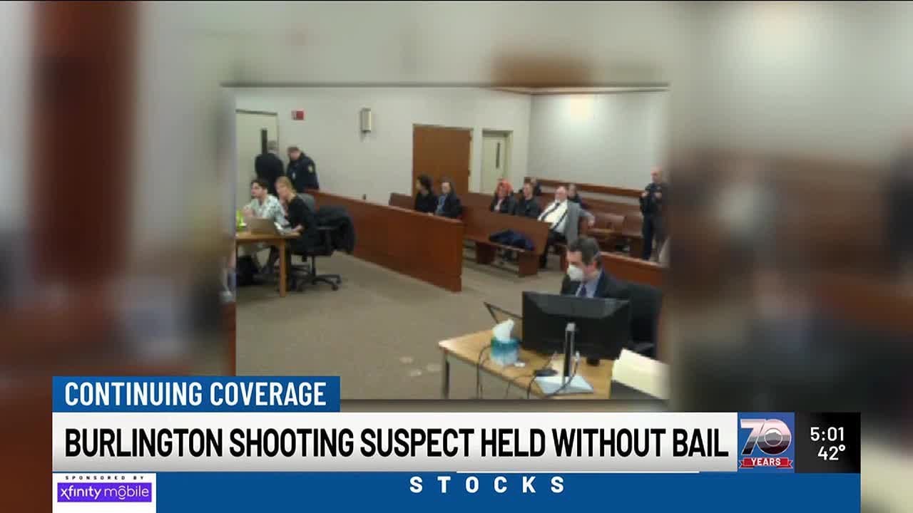 Burlington shooting suspect now being held without bail - YouTube