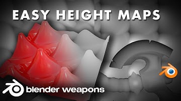 Easy Height Maps - BLENDER TUTORIAL (Blender)